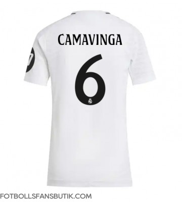 Real Madrid Eduardo Camavinga #6 Replika Hemmatröja Damer 2024-25 Kortärmad